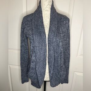 Barefoot Dreams Cozy Chic Lite Circle Cardigan Indigo Blue XS/S Style 452 Soft
